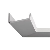 Voutenleiste 7 6x17 1 eckig PU-Schaum-Leiste-2 Meter PFG085