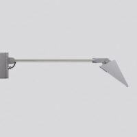 BEGA LED-Anbaustrahler 22W Konv DALI si 84100AK3 1LED 3000K ws 2516lm si mt Alu