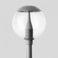 BEGA LED-Aufsatzleuchte 26W 76mm 3000K 85098AK3 2592lm si Konv Alu Kst_tr IP65