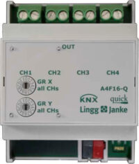 Lingg&Janke Schaltaktor 6-fach 16A A6F16Q KNX-Quick A6F16-Q
