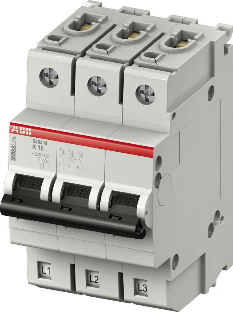 ABB ABB Stotz S&J Leitungsschutzschalter 4A K 3-polig S403M-K4