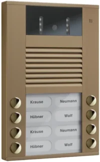 TCS Tür Control Video color Außenstation 8Tast 2reih Aufputz bro AVE14083-0012