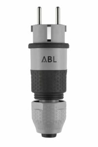 Bild vom Produkt: ABL Schutzkontaktstecker 16A 250V Kunststoff grau 1530 IP54 ger