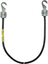 Dehn Erdungsleitung 10mmq/L 1m schw. EL10 L1.05M 2KSO8.10
