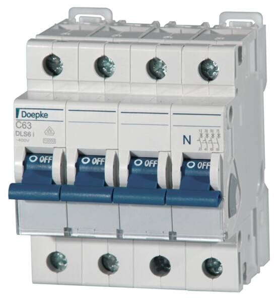 DOEPKE Leitungsschutzschalter UC C 63A DLS 6I C63-3+N 10KA 3+N 400V 4TE 50Hz