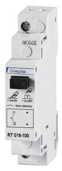 DOEPKE Taster Reiheneinbaugerät 1S 16A 250VAC 1TE RT 016-100