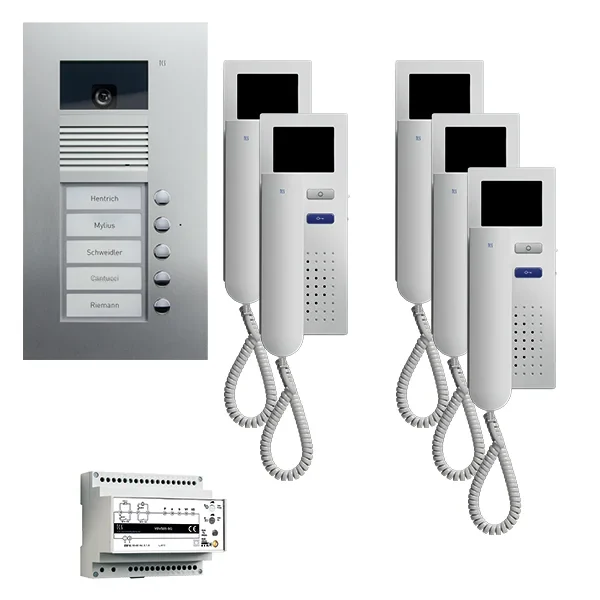 TCS TCS Tür Control Videosprechanlgenset color 5 Tasten Freisprech. PVU1650-0010