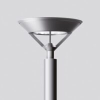 BEGA LED-Aufsatzleuchte 26W 76mm 3000K 84401AK3 2213lm si Konv Alu Gl_strukt
