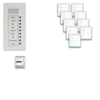 TCS Tür Control pre:pack Audio Unterputz 9 Wohneinheiten mit Außenstation PUK PPUF09-EN/01