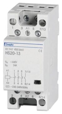 DOEPKE Installationsschütz 24A 230V/AC HS 2-230AC/24-13 440V/AC 1S 3Ö 935VA/LL