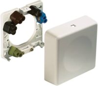 ABL Geräteanschlussdose Aufputz/Unterputz 5x6qmm weiß 2505 Schraubkl IP20