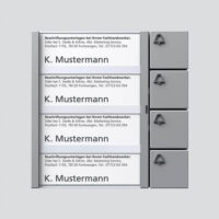 Siedle&Söhne Bus-Tasten-Modul si/met BTM 650-04 SM
