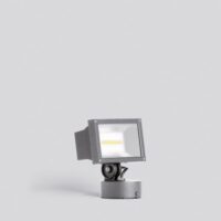 BEGA LED-Anbaustrahler 11,9W Konv 1LED 84507AK3 si 3000K ws 1138lm si mt RF:mt