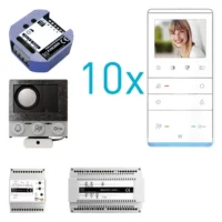 TCS Tür Control video:pack Einbau für 10 Wohneinheit PVIF100/001