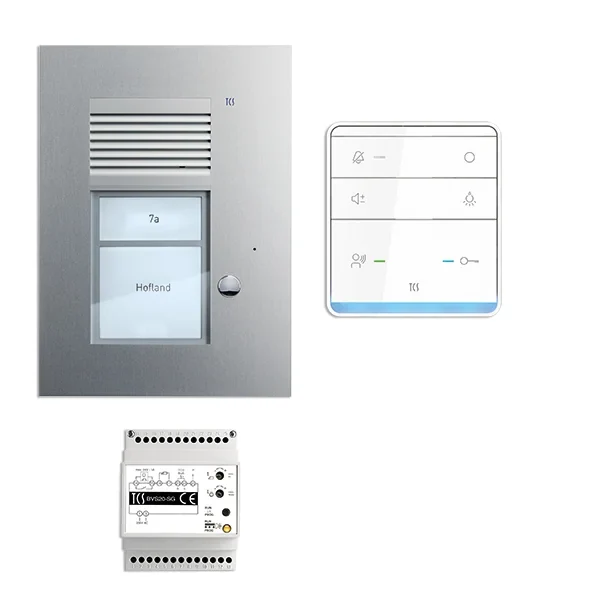 TCS TCS Tür Control Paketlösung 1 Taste Unterputz, Freispr. PSU2310-0000