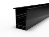 Alu-Kragenprofil TKP25/42 Schwarz Tiefes Kragenprofil - 2 Meter PFE694