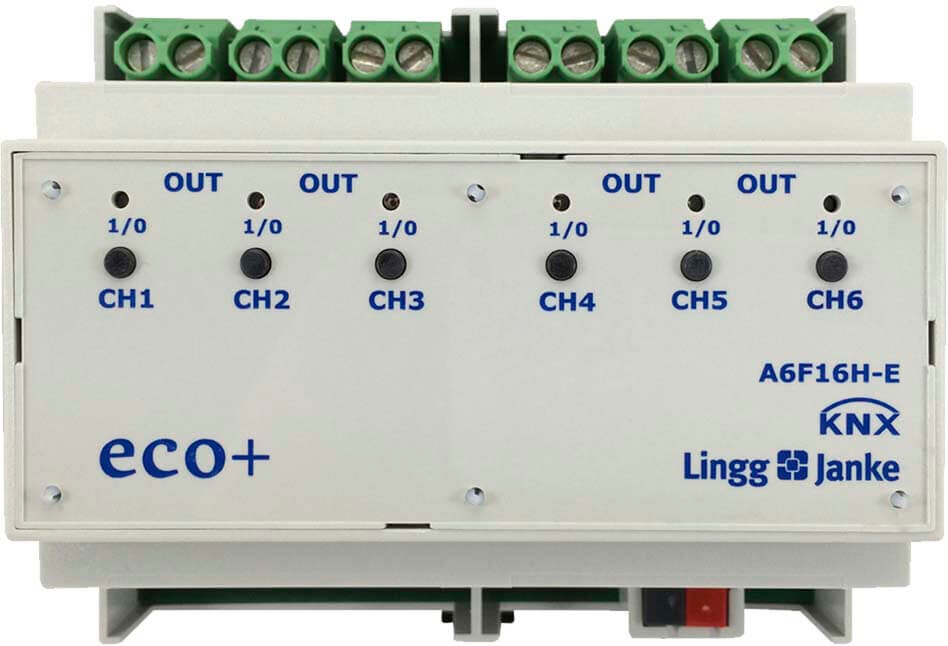Lingg&amp;Janke Lingg&Janke Schaltaktor 6-fach 16A A6F16-E A6F16H-E