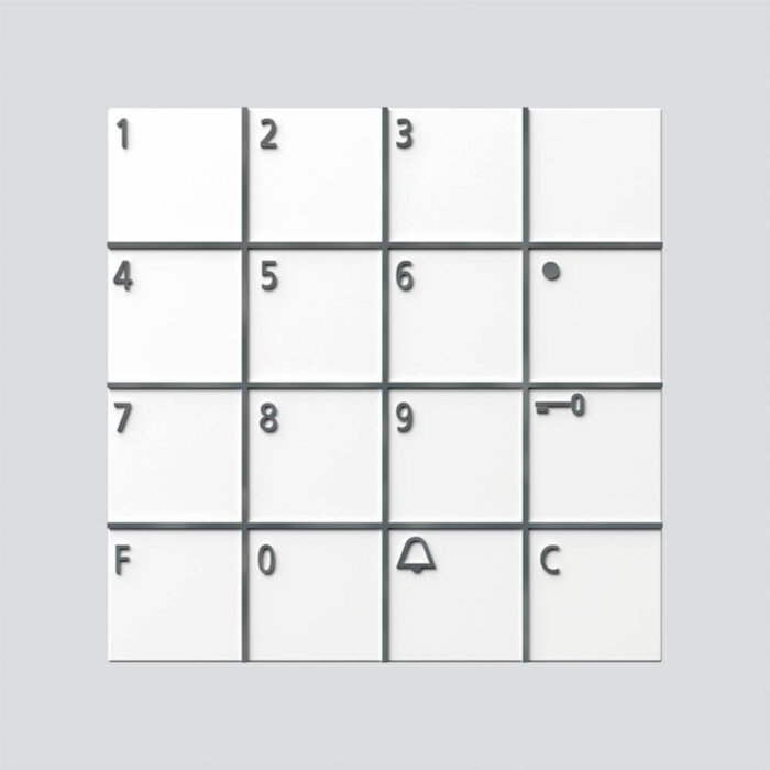 Siedle&Söhne Codeschloss-Modul weiss COM 611-02 W – Bild 1