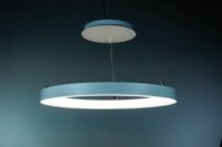 Ø1055 H53mm 230V 95 1W IP20 3000K CRI80-RAL9006 CORMA-1055 Ringleuchte