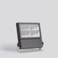 BEGA LED-Anbaustrahler 190W Konv 1-10V 84764K3 DALI 4LEDs graphit 3000K ws mt