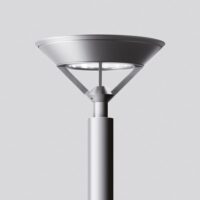 BEGA LED-Aufsatzleuchte 25,8W 76mm 3000K 84403AK3 2531lm si Konv Alu Gl_strukt