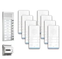 TCS Tür Control audio:pack Aufputz für 8 Wohneinheiten mit Außenstation PAK PAAF081/001