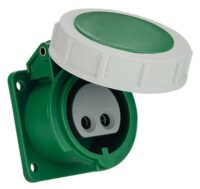 ABL CEE-Anbausteckdose 2-polig 16A 4h IP67 F01S154 20-25-40-50V/gn Schraubkl ger