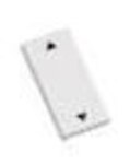 ELDAT RTS35-ACC-02-07P Wippe AUF/ZU 2x Format B6 elfenbeinws für Wandsender RTS23