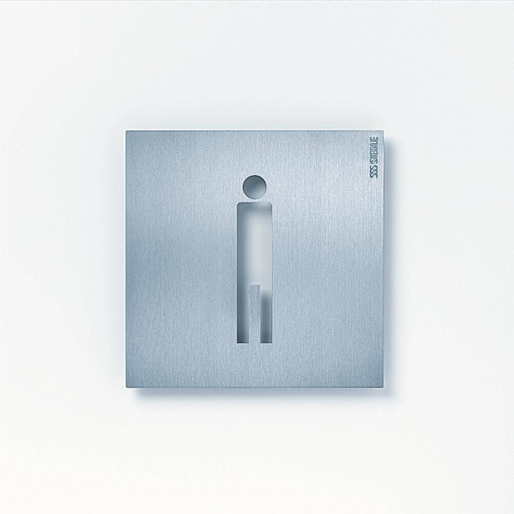 Siedle Siedle&Söhne Orientierungsschild 154x154mm Herren OSP 0011