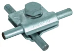 Dehn MV-Klemme St/tZn für Rd 8-10mm MVK810SKM10X30FSCSTT