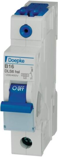 DOEPKE Leitungsschutzschalter UC B 16A DLS 6HSL B16-1 6KA 1-polig 230V 1TE 50Hz