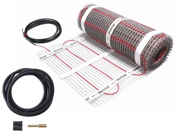 DEVI Heizkabel 150W/qm 450W 3qm 1Kaltl DEVIcomfort 150 230V 11W/m mit Trägerm