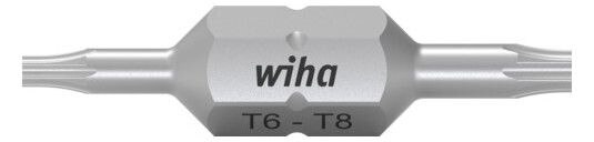 Wiha 7415 T6-T8 30mm Bit Set Doppelbit 43866