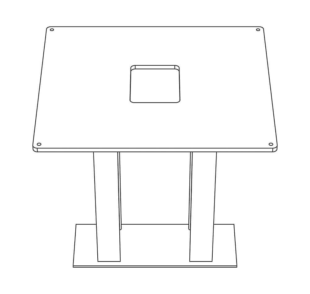 Siedle&Söhne Erdstück 518x462mm ZE/STL 518 x 462
