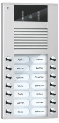 TCS Tür Control Video color Außenstation 14Tast 2reih Aufputz si AVE14143-0010