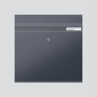 Siedle&Söhne Briefkasten-Modul anthrazitgrau BKM 611-4/4-0 Außengewinde