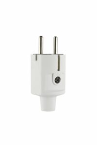 ABL Schutzkontaktstecker 16A 250V Kunststoff grau 1505 IP20 ger