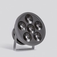 BEGA LED-Anbaustrahler 260W Konv DALI mt 84551 6LEDs graphit 4000K RGBW 16384lm