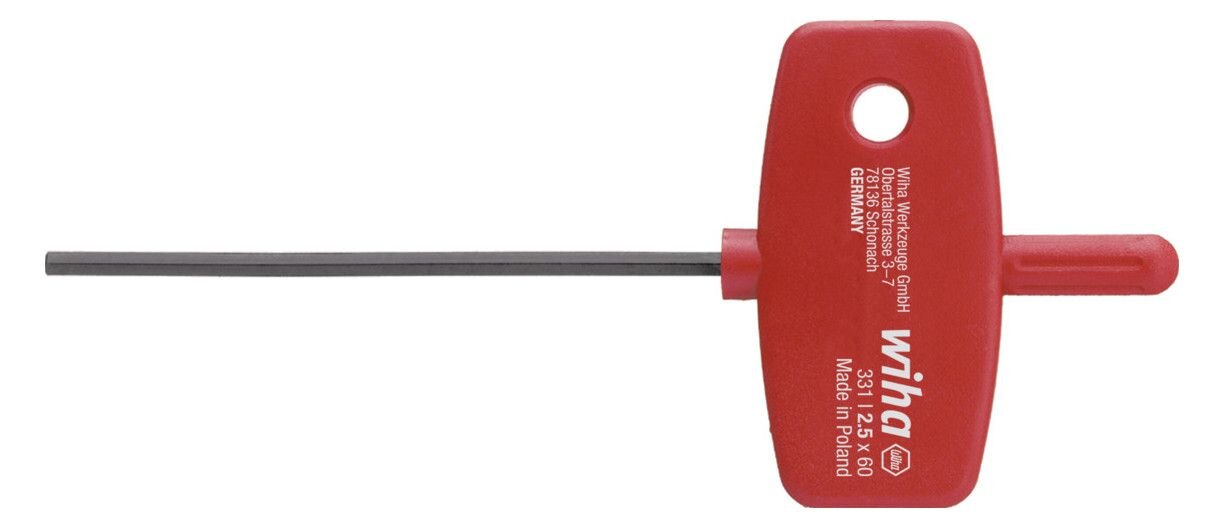 Wiha Wiha 331 1,5x60mm Stiftschlüssel mit Schlüsselgriff 00894