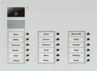 TCS Tür Control Video-Außenstation Color dreispaltig, f.18 Wohneinheiten AVU16180-0010