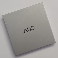 ELDAT RTS22-ACC-04-25P Wippe AUS Format 55 alu-lackiert für Wandsender RTS22