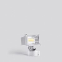 BEGA LED-Anbaustrahler 11,9W Konv 1LED 84510WK4 ws 4000K ws 1061lm ws mt Alu