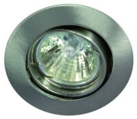 Rutec ALU55345 ALU-Druckguss Einbau- Strahler Schwenkbar MR-11-Eisen geb.-35W