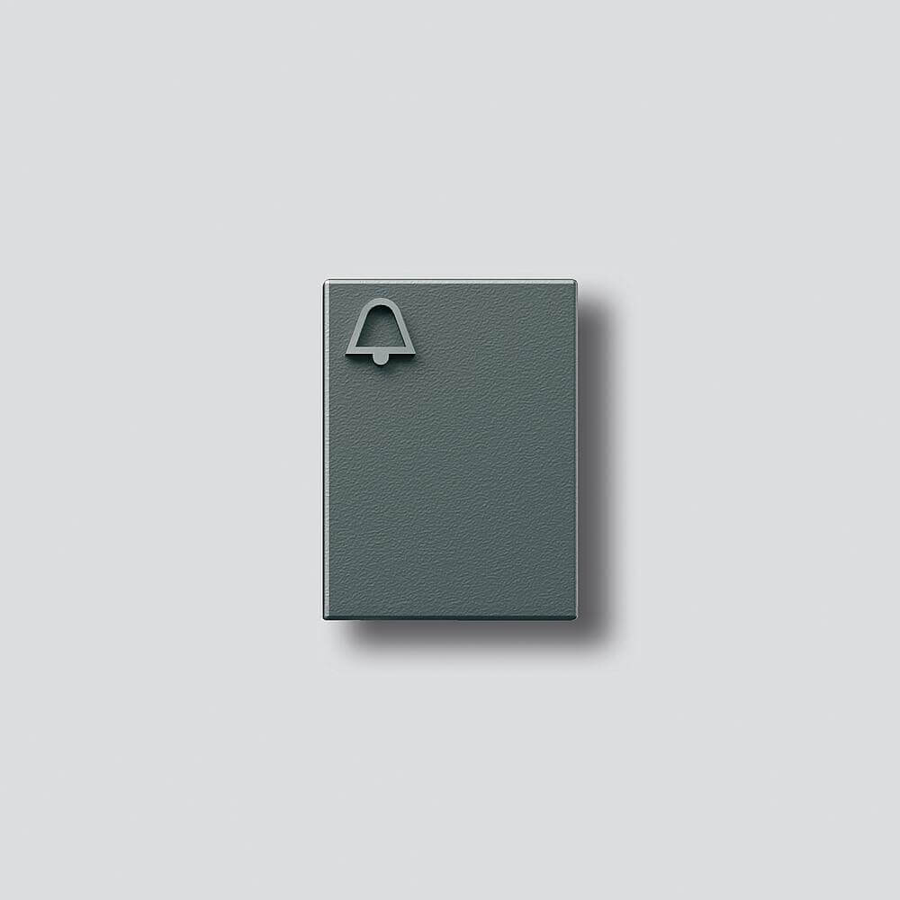 Siedle Siedle&Söhne Klingeltaste dgr-Glim mit Glockensymbol 200029943-00