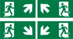 ESYLUX Ersatz-Piktogrammfolien 4 Folien 24m SLE 24 SYMBOL SET II