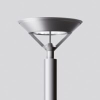 BEGA LED-Aufsatzleuchte 25,8W 76mm 4000K 84403AK4 2604lm si Konv Alu Gl_strukt