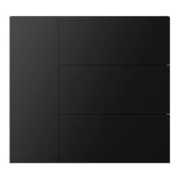 GVS WALTZ Wippenset für Tastsensor+ Aluminium Schwarz 4-fach