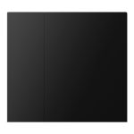 GVS WALTZ Wippenset für Tastsensor+ Aluminium Schwarz 2-fach