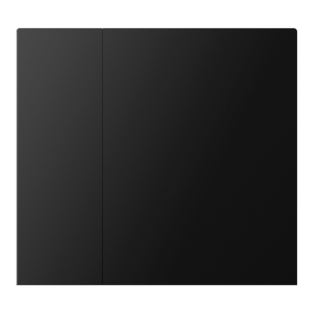 GVS GVS WALTZ Wippenset für Tastsensor+ Aluminium Schwarz 2-fach