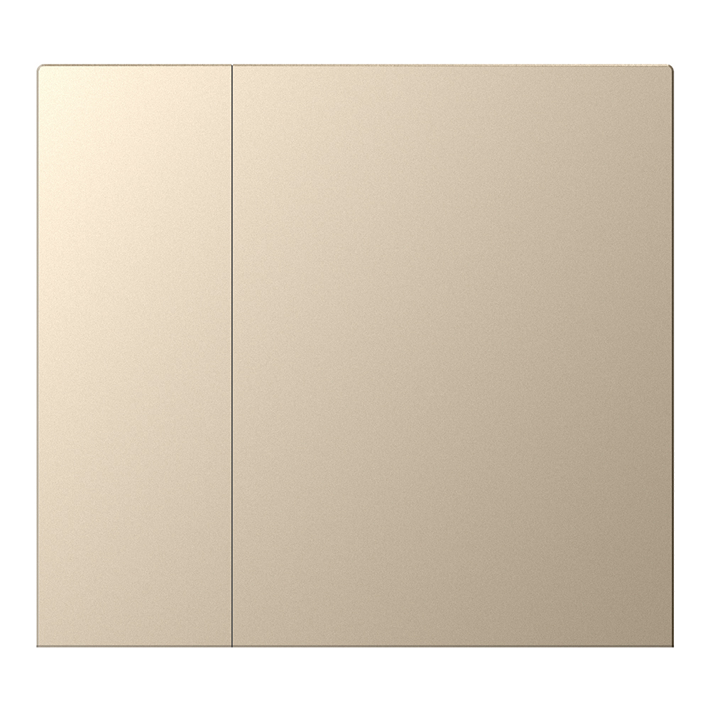 GVS GVS WALTZ Wippenset für Tastsensor+ Aluminium Champagner 2-fach